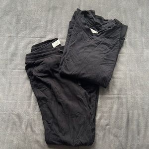 Lou & Grey black jogger set